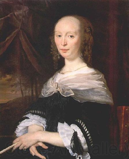 Abraham van den Tempel Portrait of a Lady Spain oil painting art